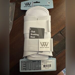 Woof Wear Club Brushing Boot - White